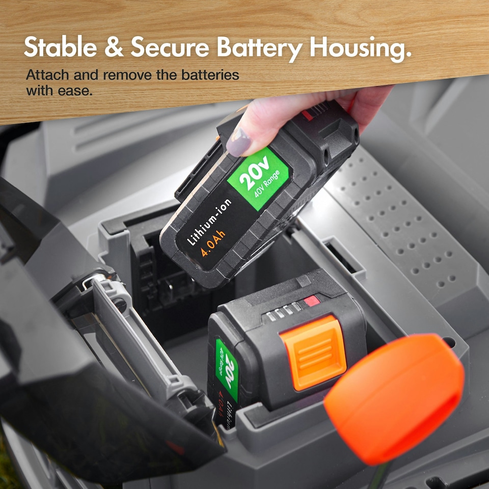 image 1 of VonHaus Lawn Scarifier Aerator Rake Cordless 40V Battery