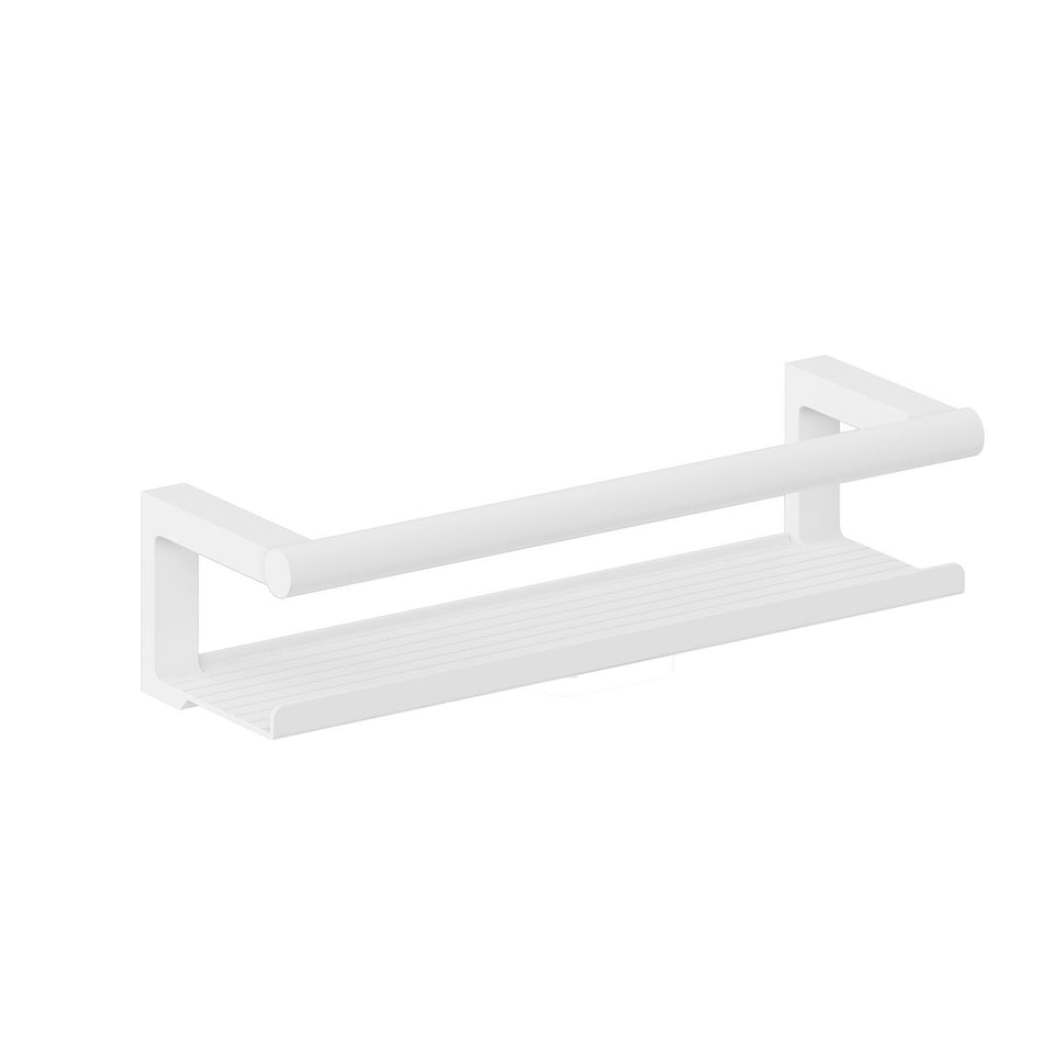 image 1 of COSMIC Bathroom Shelf, Bathroom Organizer, Matt White , Architect S+ Collection