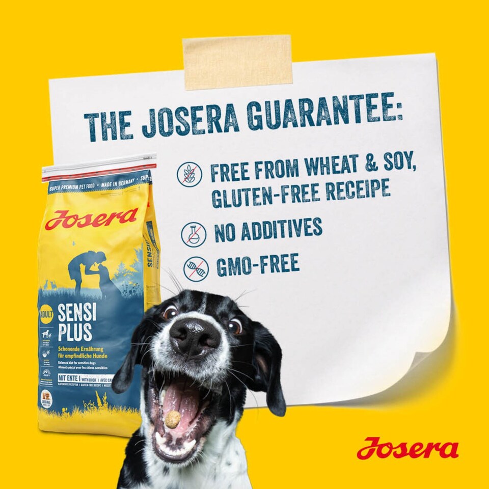 image 1 of Josera Adult SensiPlus complete dog food | Highly digestible | Moderate energy | Sensitive digestion | All sizes | Skin & Coat | Gluten-free | 3kg