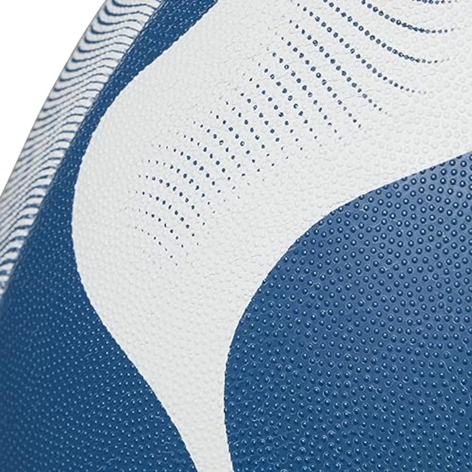image 1 of Canterbury Unisex Thrillseeker Play Rugby Ball | Standard Grip | Training Ball, White/Blue, 4