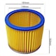 image 2 of SPARES2GO Filter Cartridge compatible with Parkside Wet and Dry Vacuum Cleaner