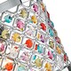 image 3 of Modern Sparkly Ceiling Pendant Light Shade with Multi-Coloured Beads | Multi