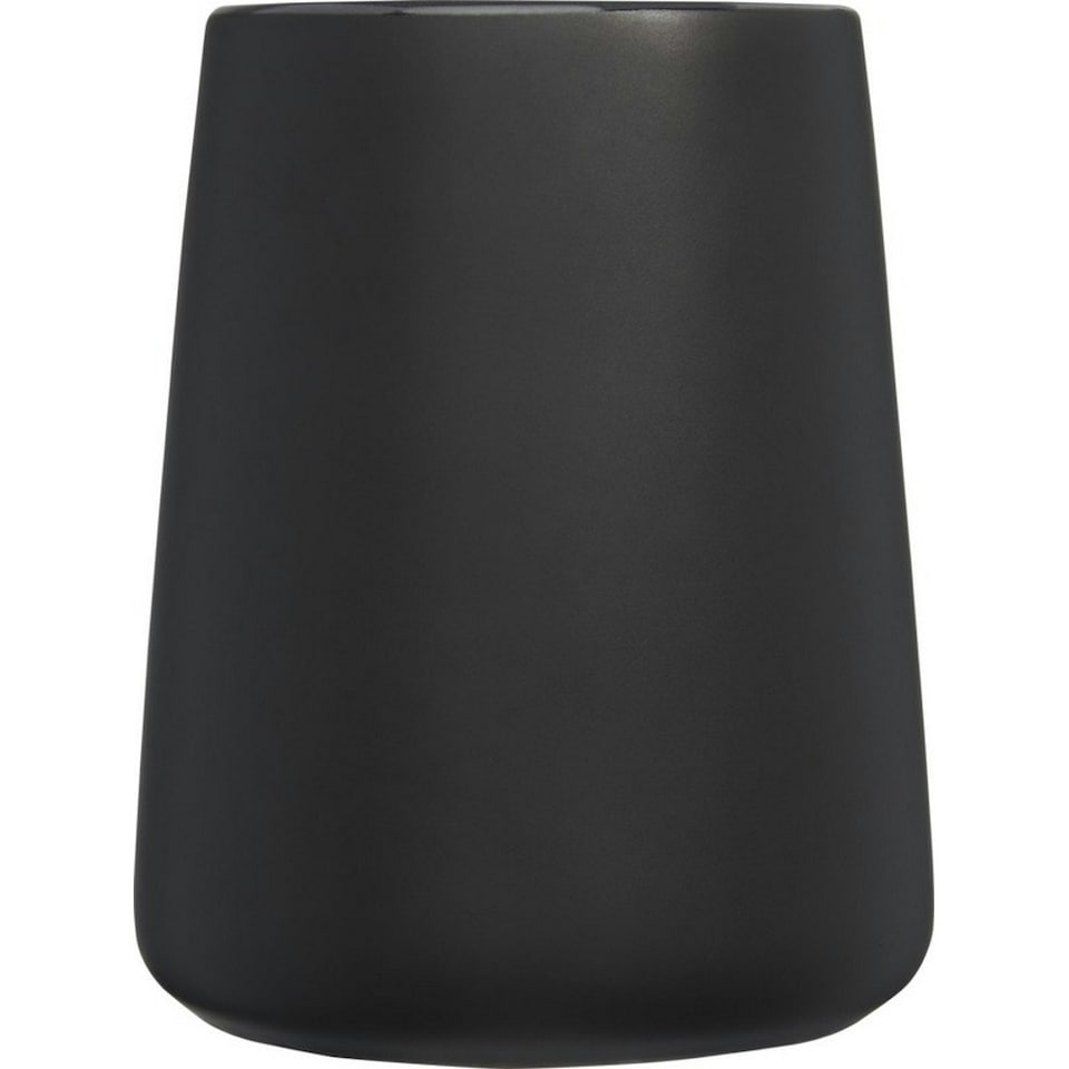 image 1 of Unbranded Joe Ceramic 450ml Mug - Solid Black - One Size
