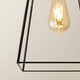 image 5 of ValueLights Susie Matte Black Flush Ceiling Light & Bulb | Black