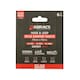 image 2 of Abracs Delta Hook & Loop Delta Sanding Sheets (Pack of 6) - Red - One Size