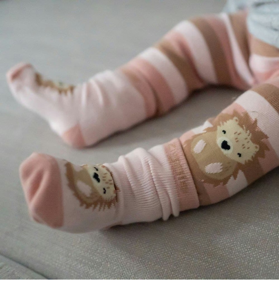 image 1 of Ziggle Leggings and Socks Set 6-12m - Hedgehog