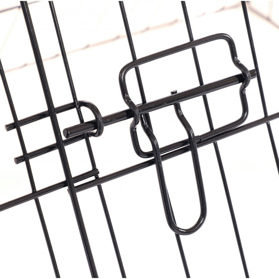 image 1 of Oypla 48" Metal Triangle Rabbit Guinea Pig Pet Hutch Run Cage Playpen