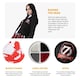 image 2 of Zombie Schoolgirl Costume With Stockings, Facepaint, Blood & Boater | Multi | M