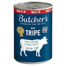 Butcher's Tripe Dog Food Tin 400g (Pack of 12)