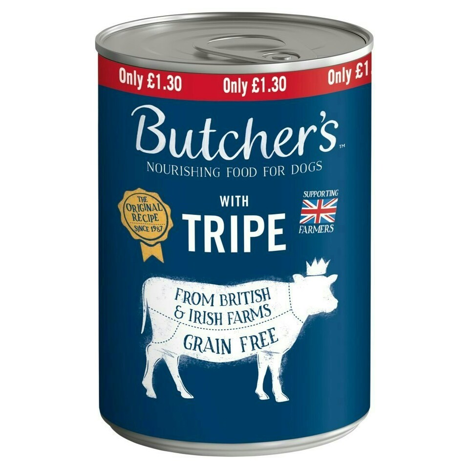image 1 of Butcher's Tripe Dog Food Tin 400g (Pack of 12)