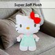 image 5 of Hello Kitty Soft Toy Large Plush Light Blue Cute Plush Huggable Cuddly 50cm Blue