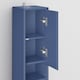 image 9 of SoBuy BZR34-II-B,Tall Bathroom Storage Cabinet with 4 Adjustable Shelves and 1 Drawer | Blue | Blue | 1