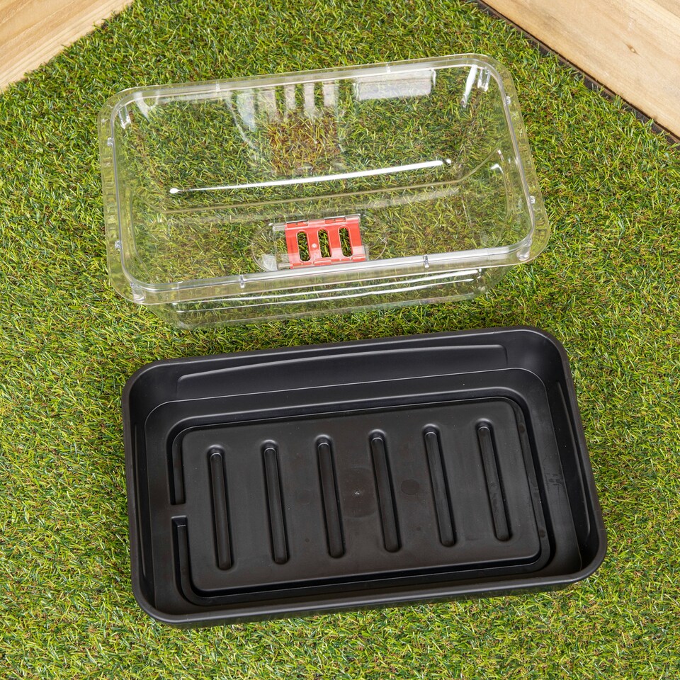 image 1 of 38cm Unheated Seed Starter Tray Grostart Midi Propagator Indoor Seedling Planter