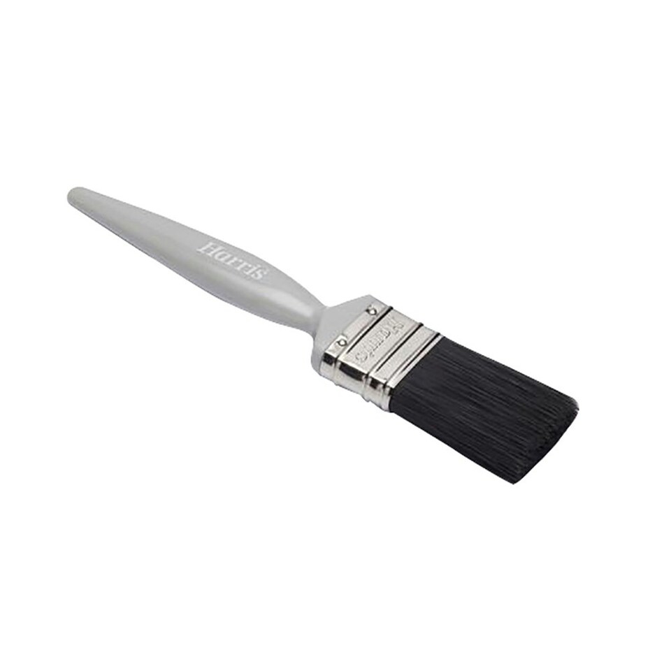 Harris Essentials Flat Gloss Paint Brush - White - 25mm