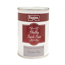 Rustins - Chalky Finish Paint Georgian Grey 250ml