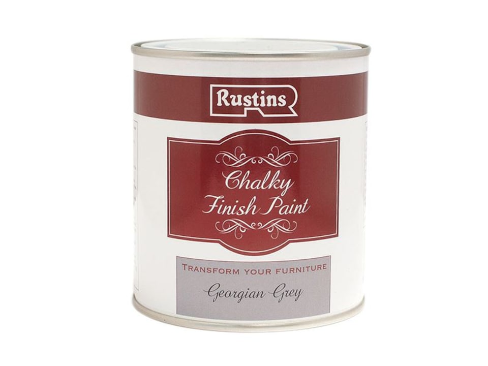 image 1 of Rustins - Chalky Finish Paint Georgian Grey 250ml