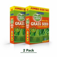 Chatsworth Jumbo Size Love Your Lawn Lawn Seed & Fertiliser 1kg