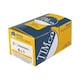 image 2 of Timco - Solid Brass Timber Screws - SLOT - Raised Countersunk (Size 8 x 2 - 200 Pieces)