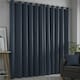 image 3 of Fusion Strata Eyelet Curtains Navy