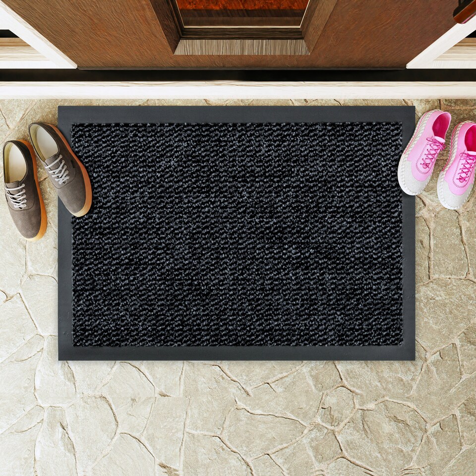 image 1 of Hometex Universal Entrance Mat - 120 x 180cm. Storm Grey