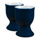 image 1 of Argon Tableware Coloured Ceramic Egg Cups - 5cm - Navy - Pack of 2