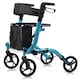 image 8 of COSTWAY Folding Rollator Walker Aluminium Mobility Aid Navy | Blue