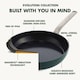 image 3 of GreenPan Evolution Ceramic Non-stick 3 Piece Cookware Set 24cm, 28cm Frying Pan & 28cm Wok
