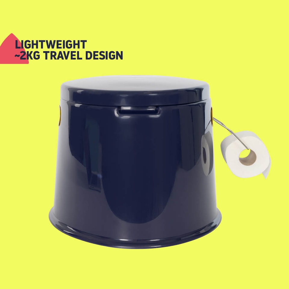 image 1 of Hillington Portable Toilet with 5L Removable Bucket