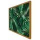 image 4 of Tropical leaves on black (Picture Frame) Brown | XS