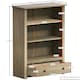 image 3 of Vida Designs Panama 1 Drawer 3 Shelf Bookcase Display Unit, Solid Pine Wood
