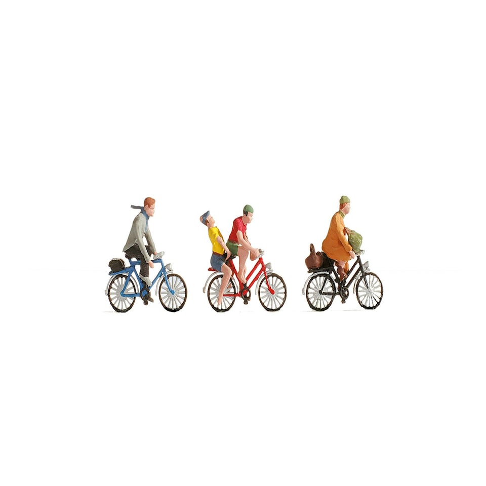 Gaugemaster TT120 Cyclists (3) and Accessories Figure Set