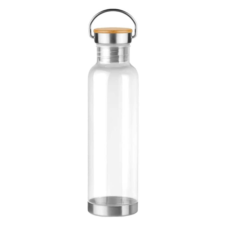 image 1 of MidOcean Helsinki Basic Bamboo Tritan 800ml Bottle - Transparent - One Size | Clear | One Size
