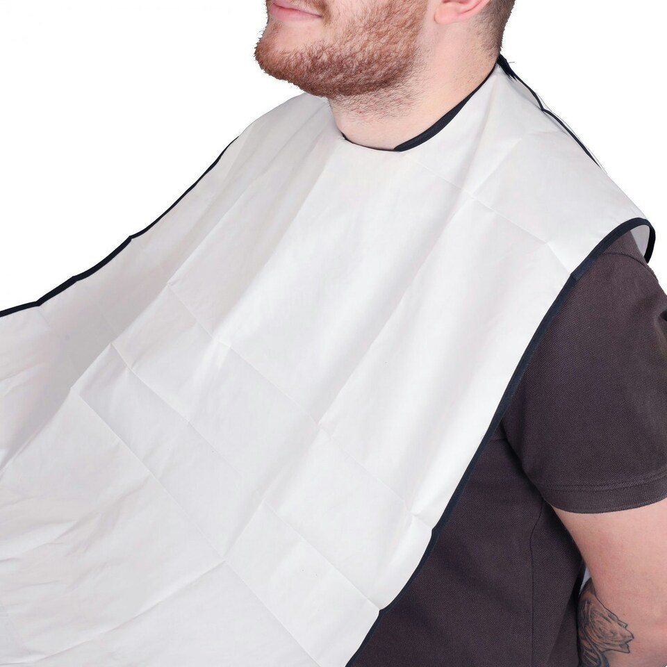 image 1 of Oypla Waterproof Professional Shaving Grooming Hair Beard Apron Bib
