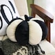 image 1 of OHS Autumnal Halloween Gonk Pumpkin Ghost Ghoul Boo Matte Velvet Boucle Filled Decor Scatter Bed Chair Sofa Cushions Multi | Mono Pumpkin | 20 x 20 x 15cm
