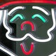image 8 of 35cm USB Powered Light up Christmas Santa Multi-Coloured Neon Sign
