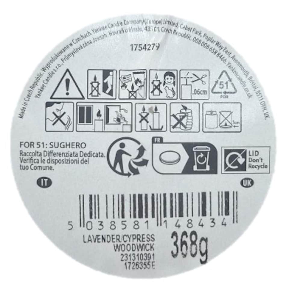 image 1 of WoodWick - Large Renew Candle - Lavender & Cypress