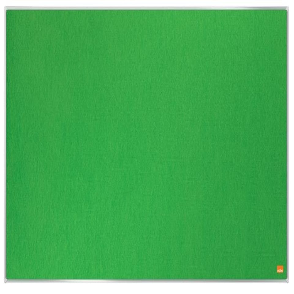 Nobo Impression Pro Widescreen Green Felt Noticeboard Aluminium Frame 890x500mm 1915425