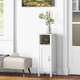 image 3 of COSTWAY Bathroom Floor Cabinet Freestanding Organizer White White