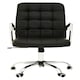 image 2 of Interiors by Premier Brent Black Tufted Home Office Chair