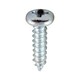 image 1 of Timco - Self-Tapping Screws - PZ - Pan - Zinc (Size 6 x 1/2 - 200 Pieces)