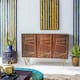 image 2 of Large Sideboard with 3 Doors Bishop Dark Mango Brown