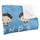 image 2 of Friends Chibi Blanket - Multicoloured - One Size