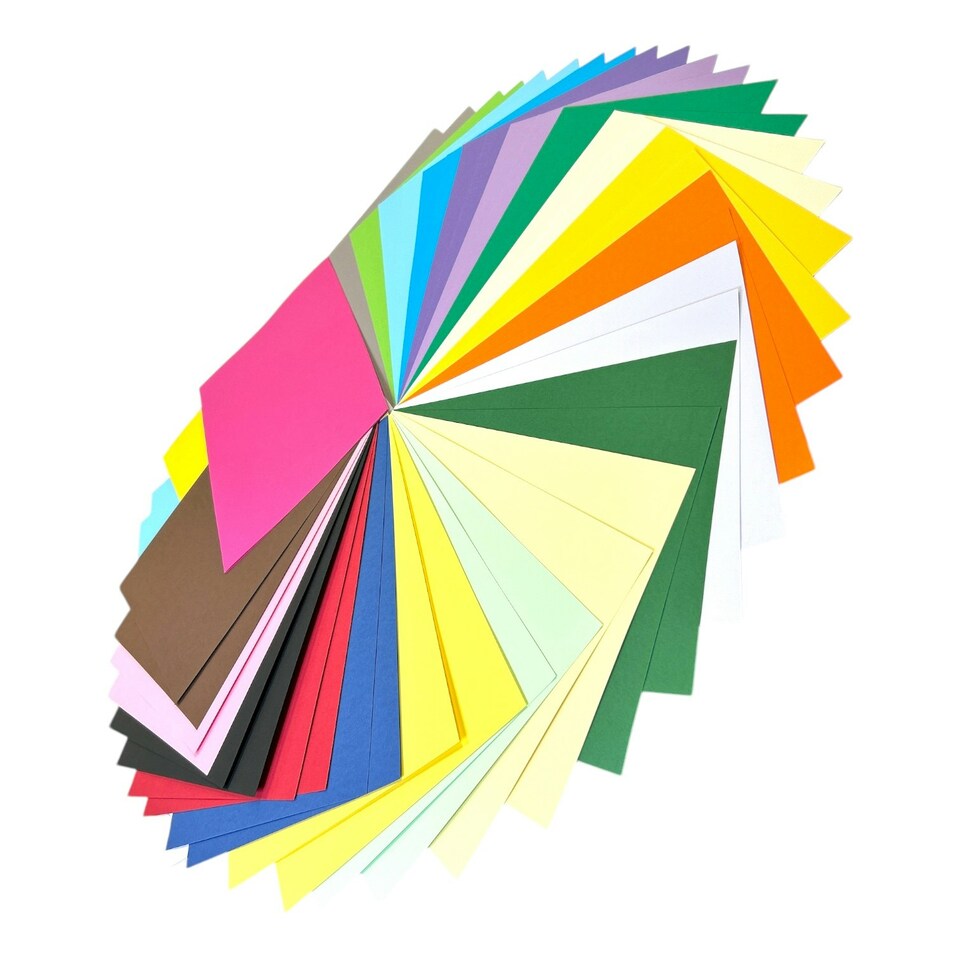 image 1 of Pack of 50 A4 Coloured Card 160gsm Sheets Orange | Orange | A4