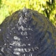 image 3 of Primrose Torver Slate Effect Sphere Outdoor Water Feature with Lights 56cm