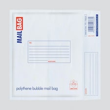 Pack of 10 CD Size Polythene Bubble Mail Bags