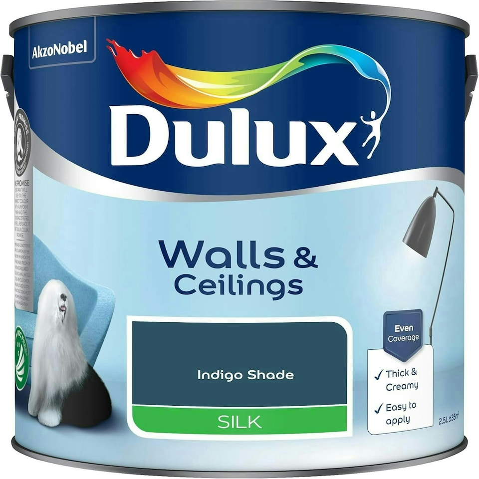 image 1 of Dulux Silk 2.5L Indigo Shade