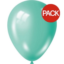 Globos Payaso Fantasia Latex Balloons (Pack of 20) - Vintage Blue - One Size