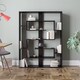 image 2 of Decorotika Esteban Geometric Bookcase | Black