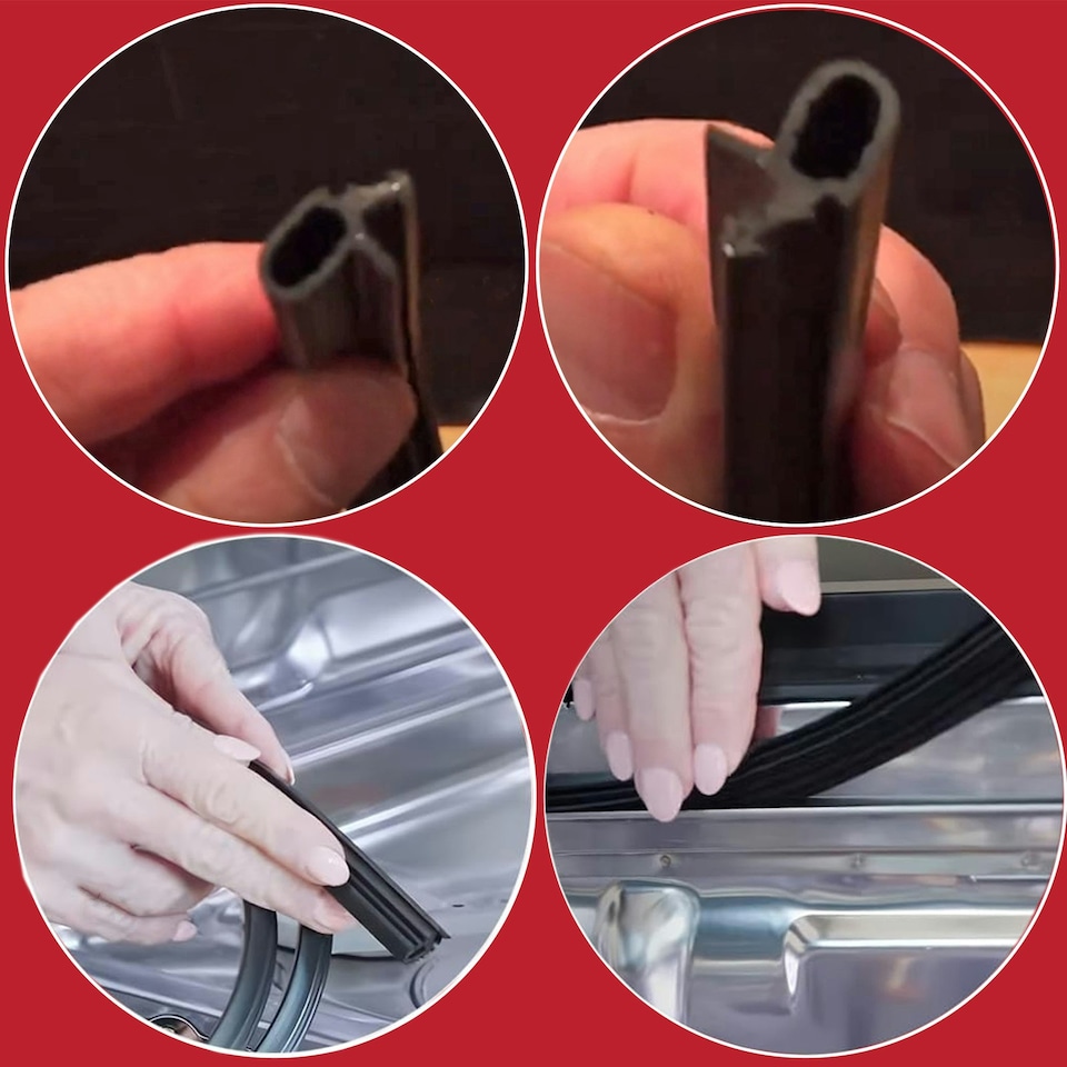 image 1 of SPARES2GO Lower Door Seal for Grundig Dishwasher, fits Leisure, fits Diplomat ADP8630 ADP8640 (550mm)