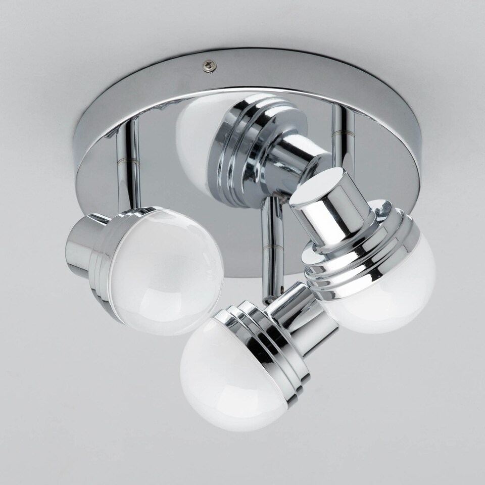 image 1 of BHS Maura Bathroom Spotlight Plate, Chrome | Silver | Chrome | 1